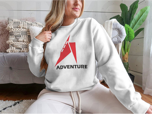 Adventure Artistic Logo Design for Sweatshirt