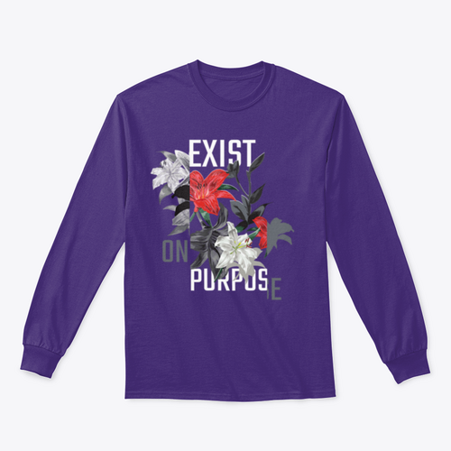 Red Lily Flower T shirt Design